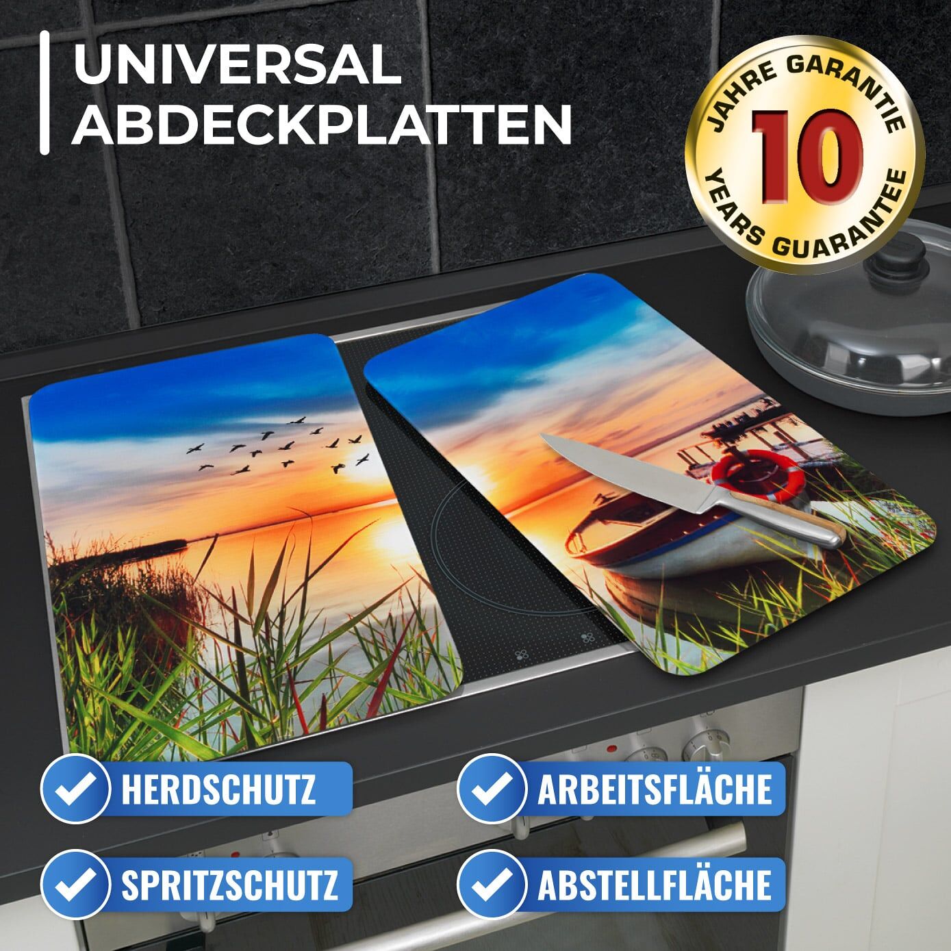 Abdeckplatte Universal 2er IDYLLE AM SEE