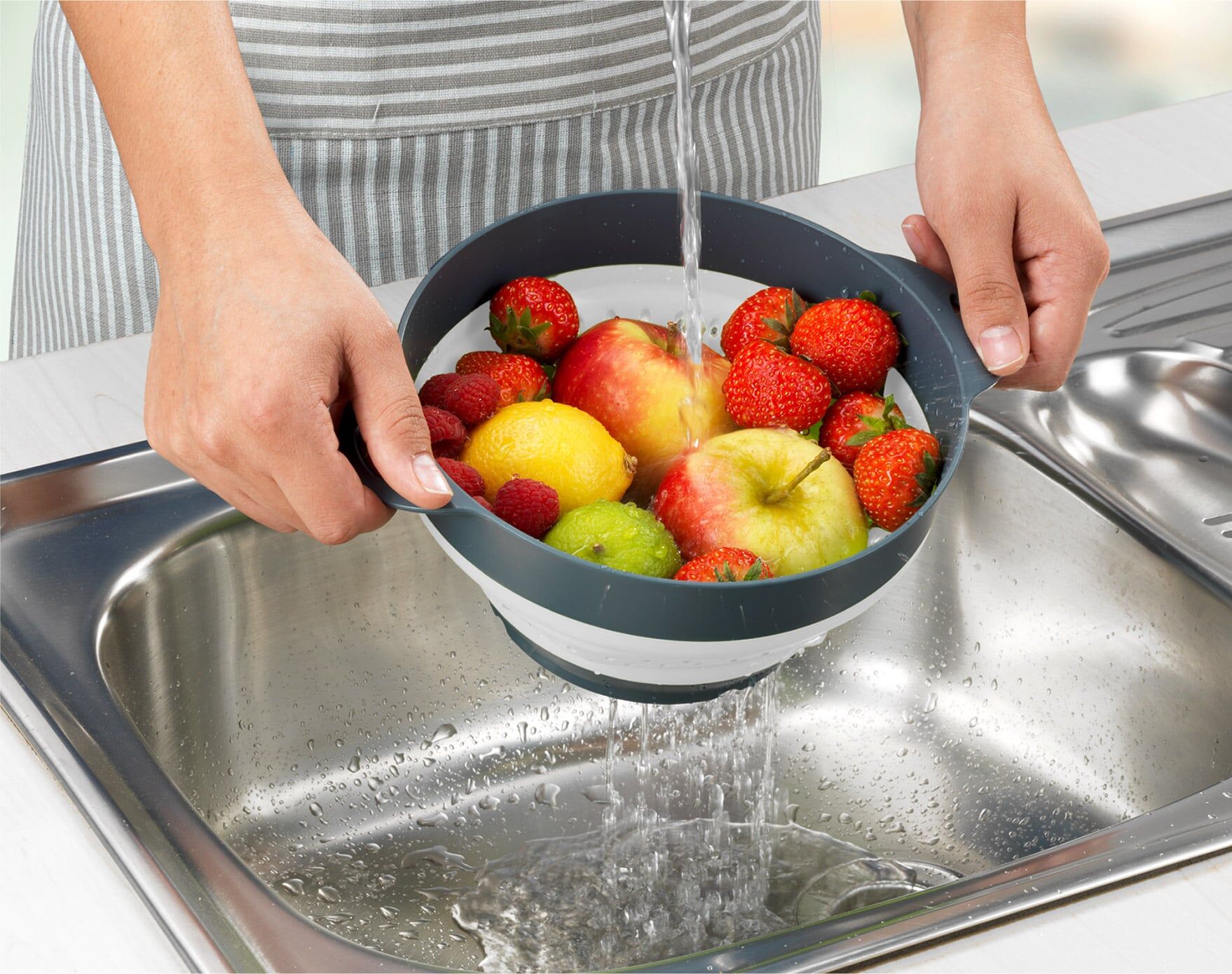 2-in-1 Schüssel und Sieb-Set 2-in-1 Schüssel und Sieb-Set