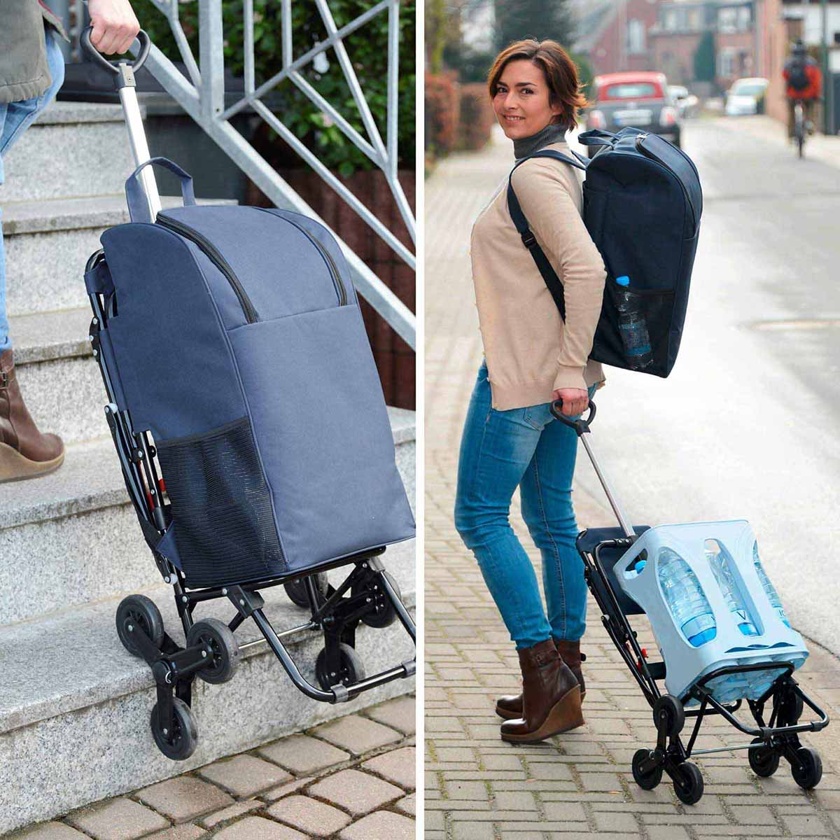 Einkaufstrolley mit Sitz Einkaufstrolley mit Sitz