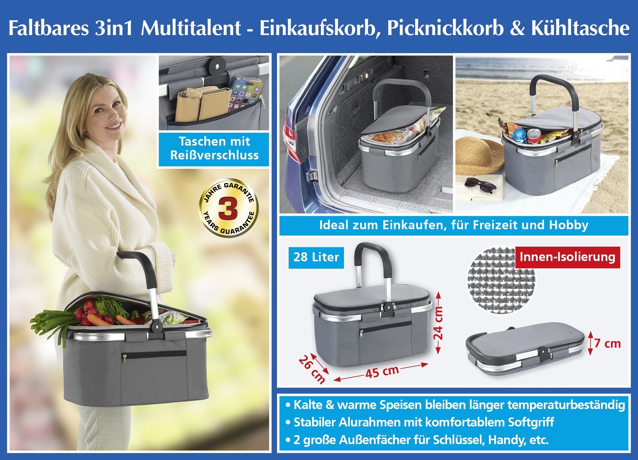 Transport Kühlkorb Premium