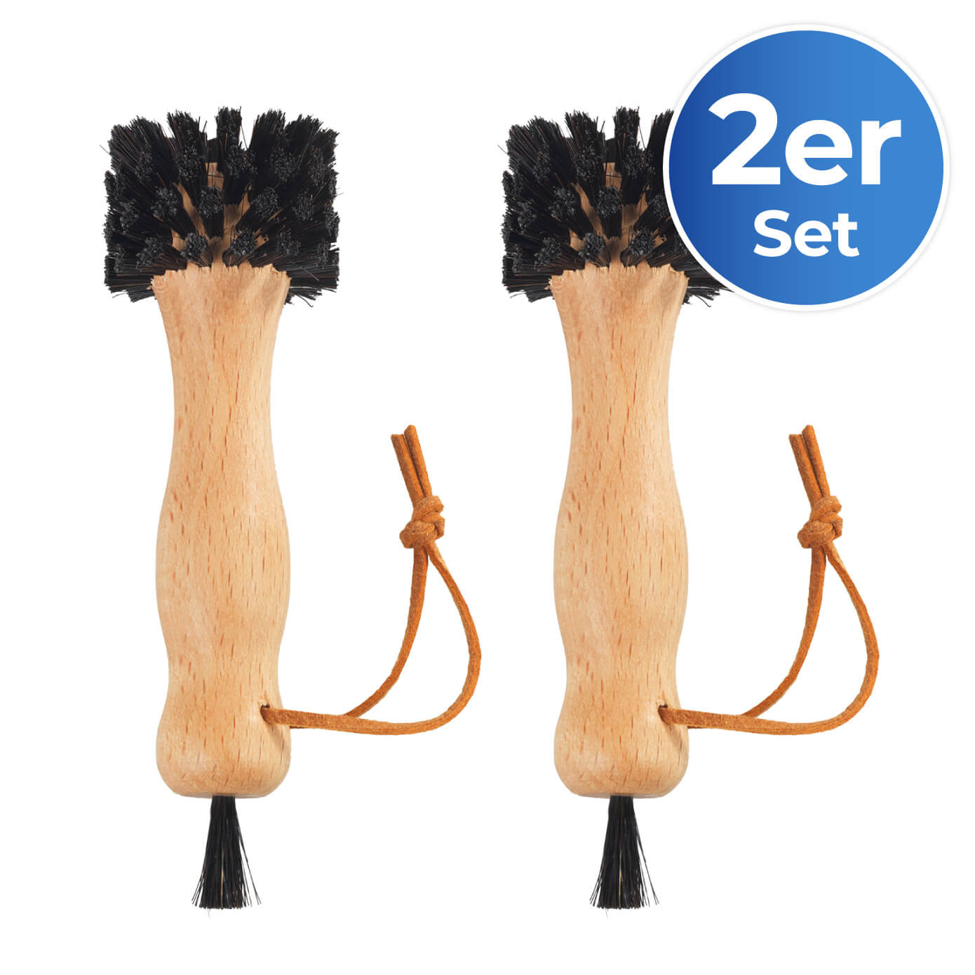 Steckdosenbürste Rosshaar 2er Steckdosenbürste Rosshaar 2er