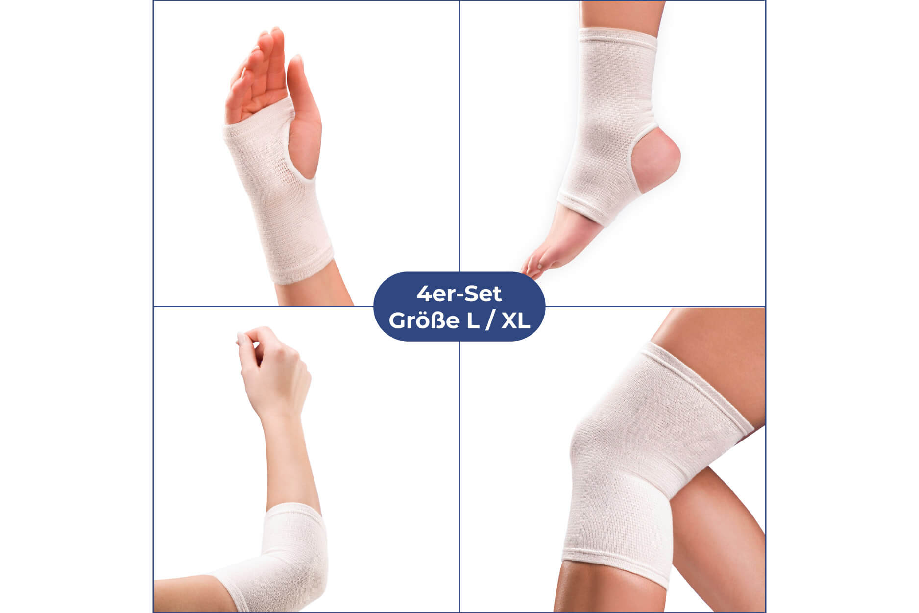 Wärmende Kupferbandage Set L/XL
