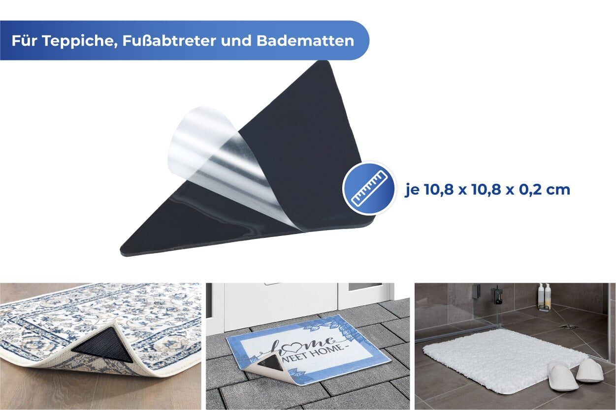 Teppich Gleitschutz 4er Set Teppich Gleitschutz 4er Set