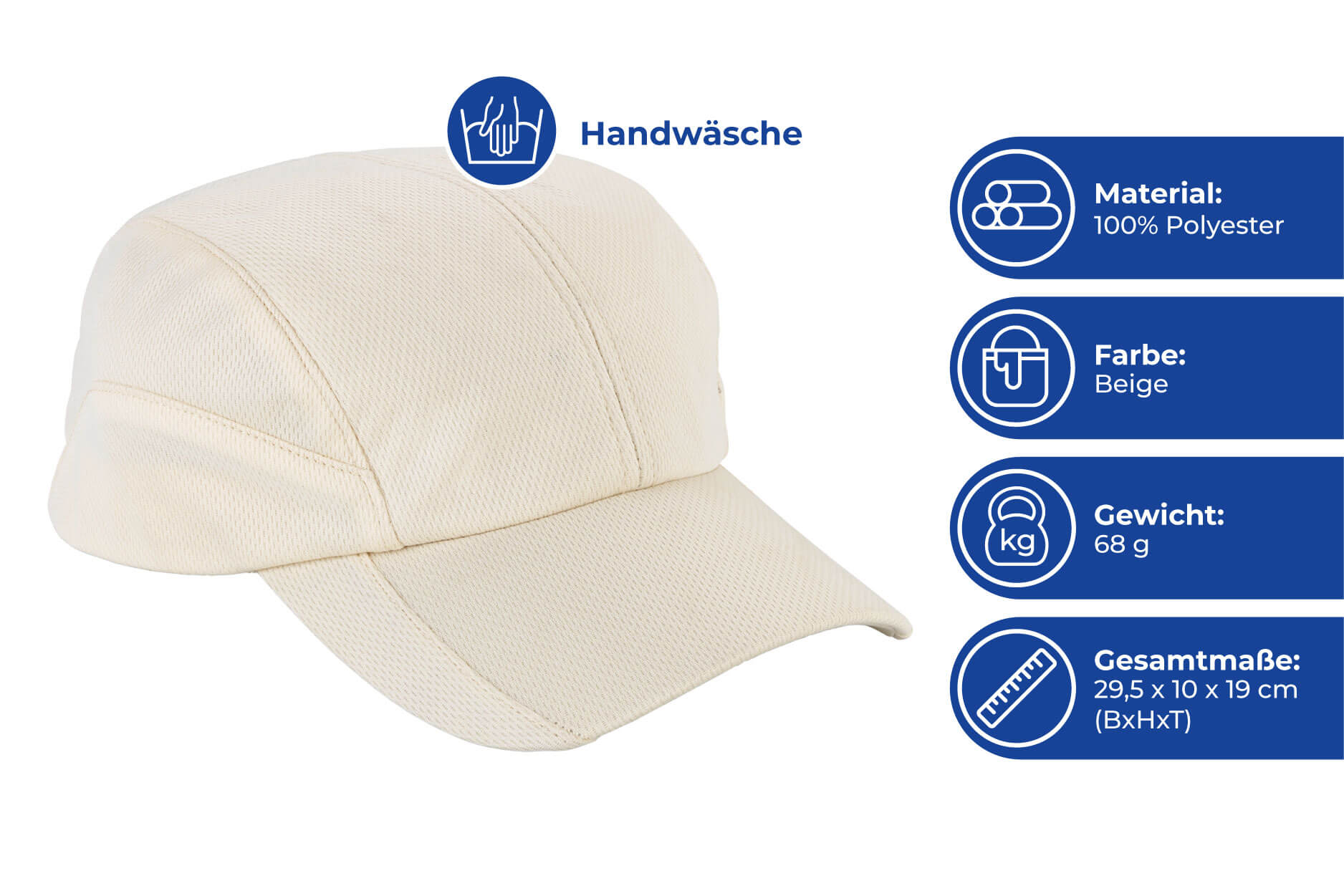 Kühlungsmütze Beige Kühlungsmütze Beige